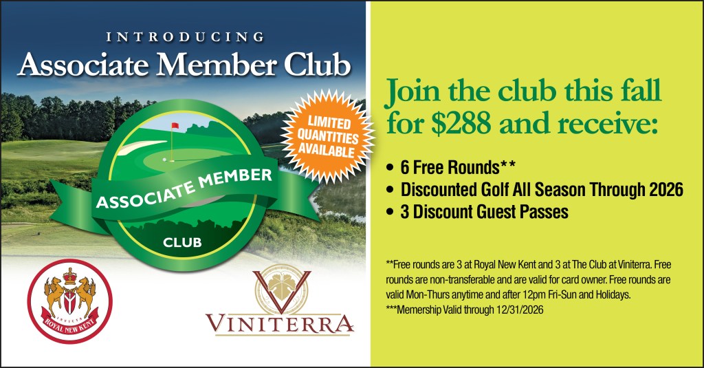 Introducing associate member club. Call for more information.